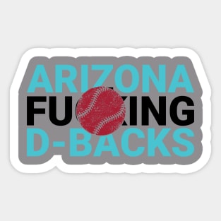 Diamondbacks Represent Sticker